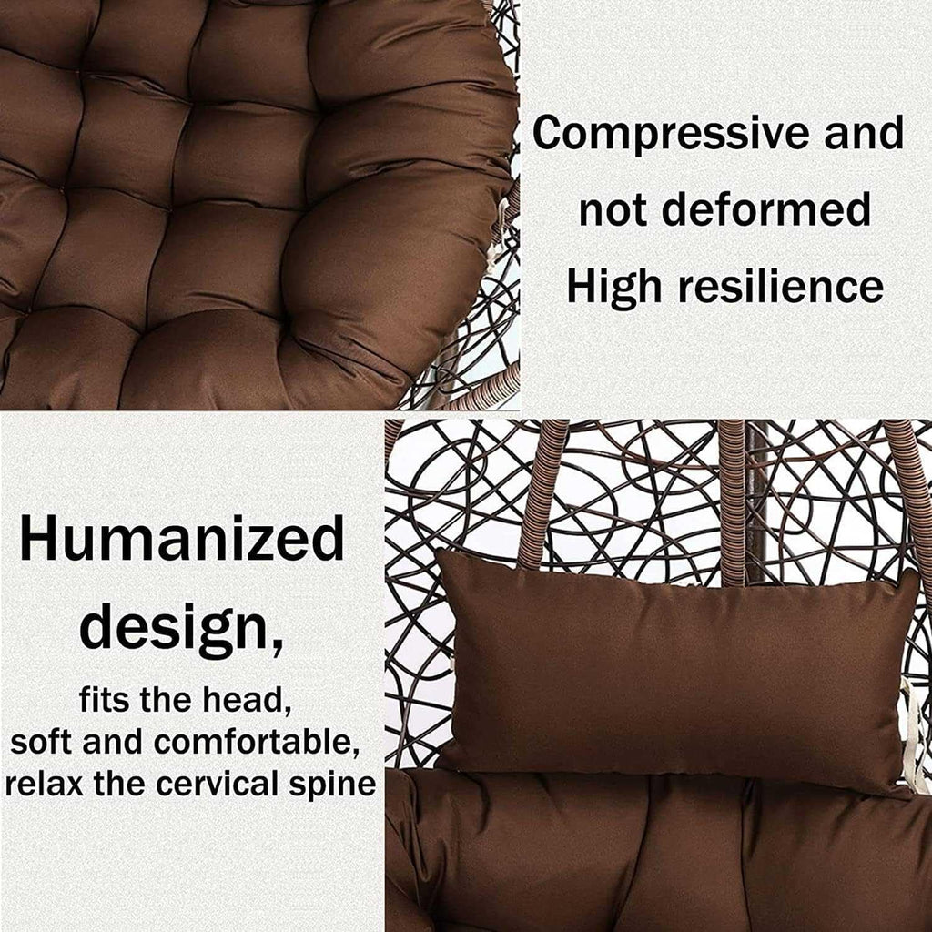 Hanging Basket Seat Cushion Swing Egg Chair Cushion Hanging Basket Seat Pad for Home Garden Indoor Outdoor Balcony Rocking Chair Cushion