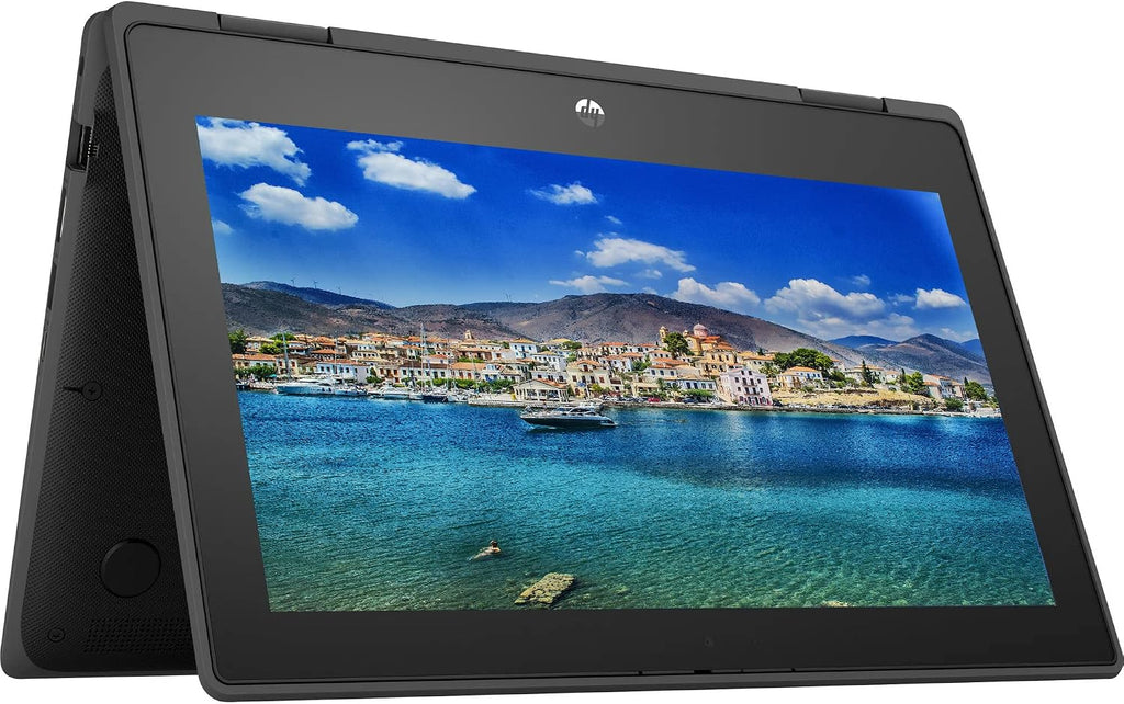 HP 2023 Premium 2-in-1 Convertible Laptop, 11' HD IPS Touchscreen, Intel 4-Core Pentium Processor Up to 3.30GHz, 8GB Ram, 128GB SSD, Super-Fast 6th Gen WiFi, HDMI, Windows 11 (Renewed)