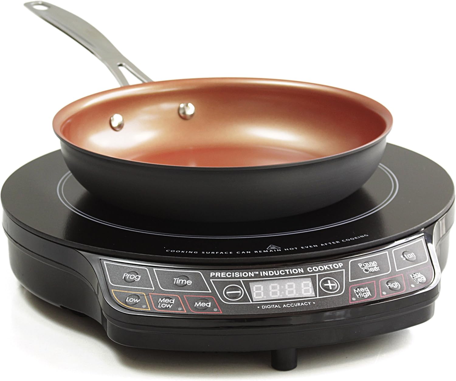 Enjoy this Special Deal with NuWave PIC GOLD 1500 Watts- Induction Cooktop With Healthy Ceramic 9' Fry Pan