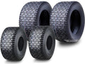 WANDA Set 4 Lawn Mower Turf Tires 15x6-6 Front & 20x8-8 Rear /4PR