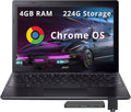 acer Chromebook 311 11.6' HD Laptop, Intel Celeron N4500, 4GB RAM, 224GB Storage (64GB eMMC + 160GB Docking Station Set), Intel UHD Graphics, Wi-Fi 5, Webcam, Chrome OS, Black