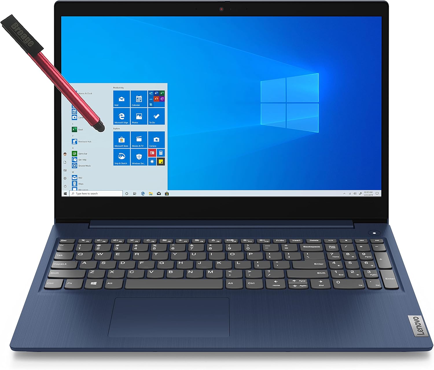 Lenovo IdeaPad 3 15 15.6' FHD Windows 10 Pro Busniess Laptop, Octa-Core AMD Ryzen 7 4700U up to 4.1GHz (Beats i7-10710U), 8GB DDR4 RAM, 64GB PCIe SSD, AC WiFi, BT5.0, Abyss Blue, 64GB Flash Drive