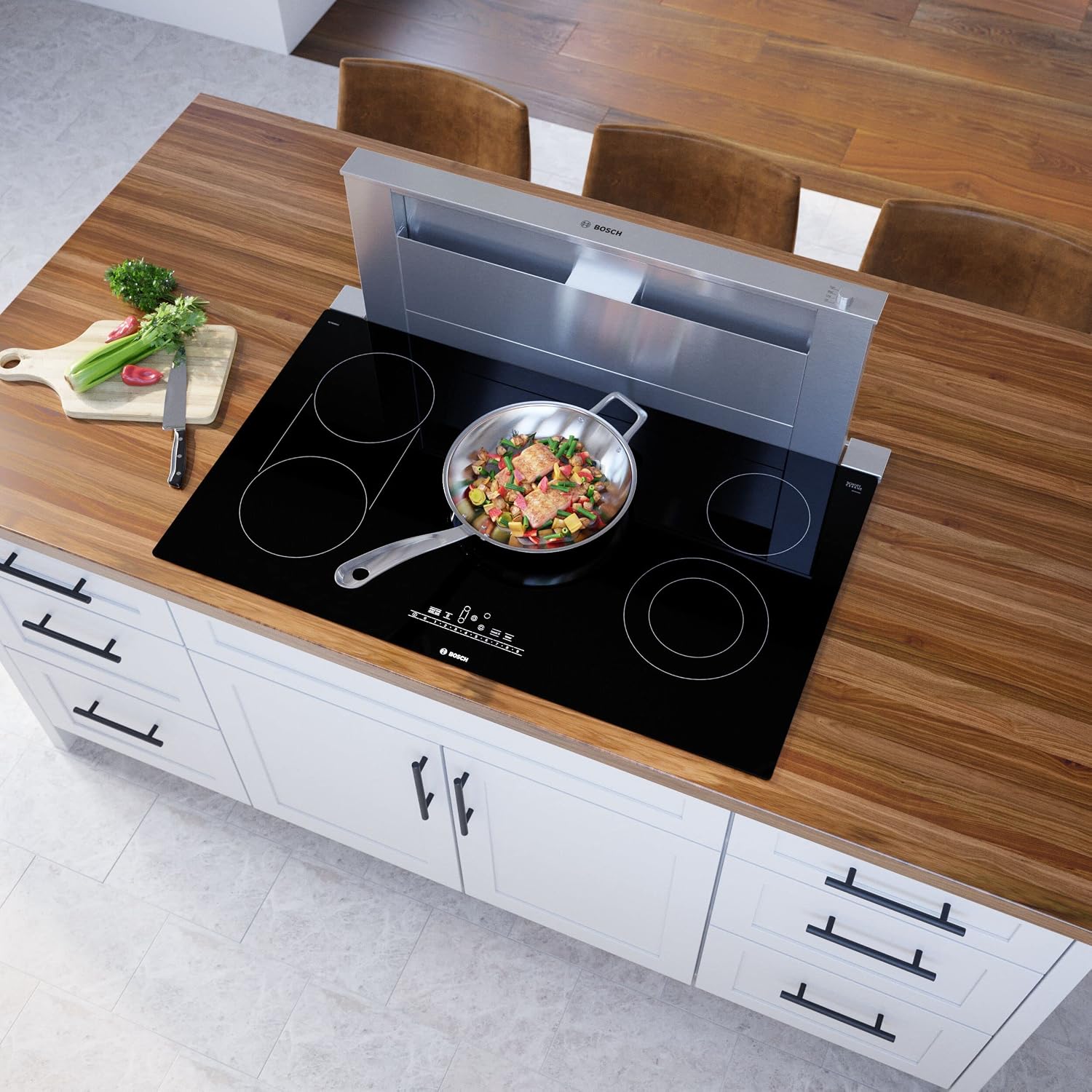 Bosch NET8069UC Electric Cooktop, 30 INCH, Black
