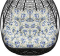 ZTGL Hammock Swing Chair Cushion, Washable Double Egg Chair Cushion Replacement, Removable 2 Persons Hanging Swing Egg Chairs Chair Pads for Indoor Outdoor,K,1 pc 110x150cm