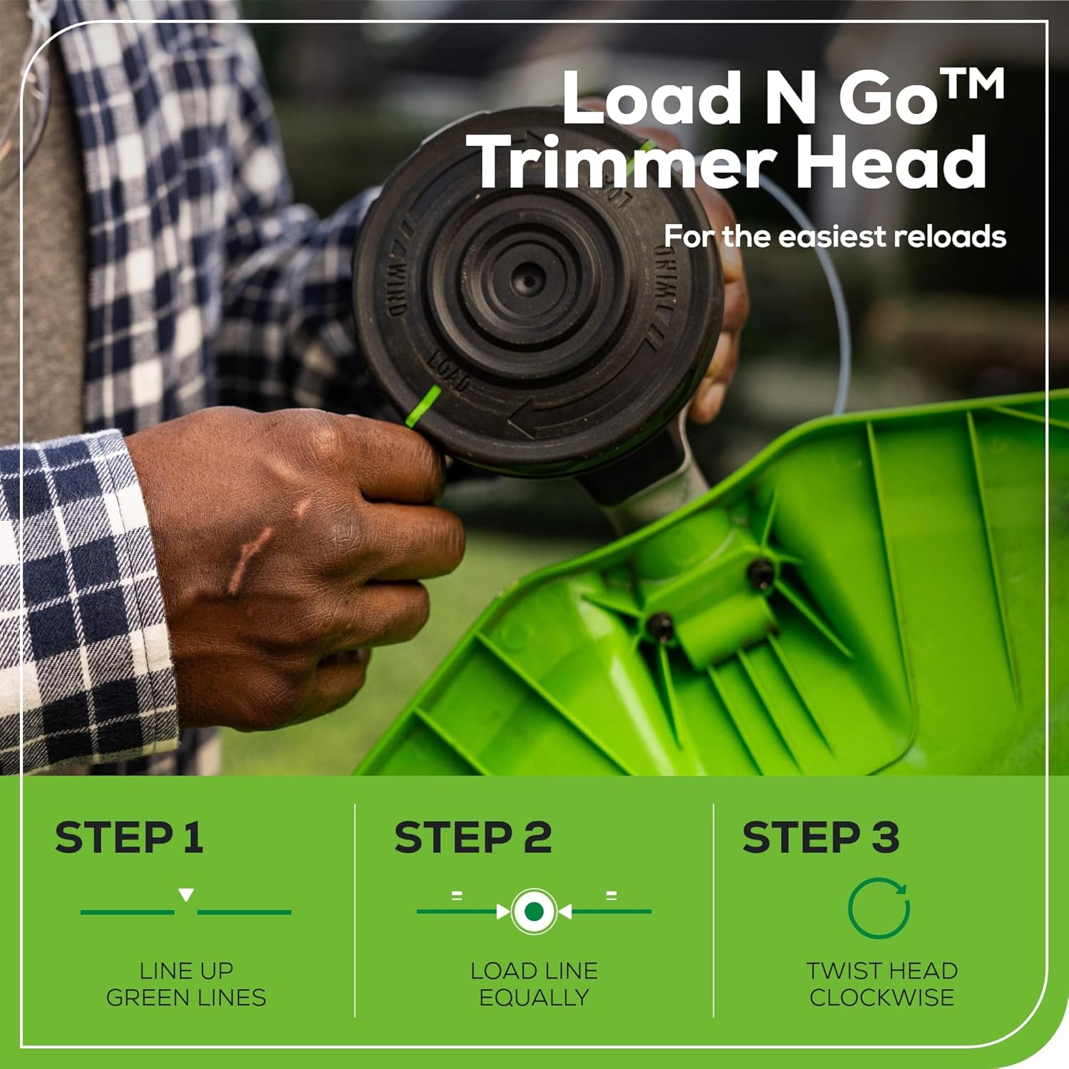 Greenworks 60V 16' Brushless Cordless String Trimmer, Attachment Capable, Load N' Go Line Head, Shoulder Strap Included, 4.0Ah Battery & Charger, 4-Year Warranty