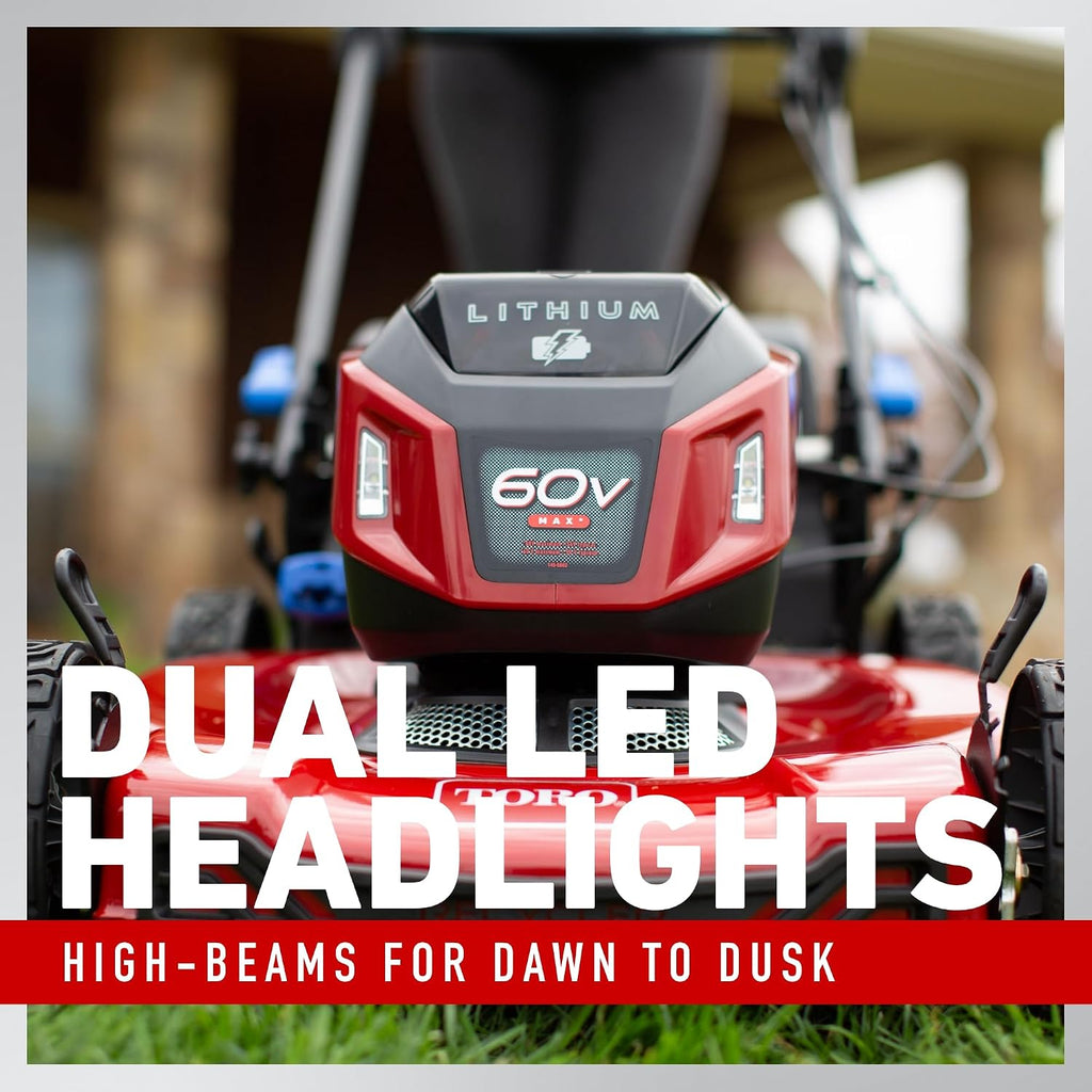 Toro 60V MAX* 22 in. Recycler® w/Personal Pace® Lawn Mower - Battery/Charger Not Included