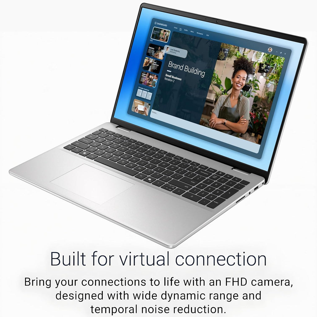 Dell 16 Touchscreen Laptop for Business & Home Student, Intel Core 7 150U Processor, AI Copilot+ PC, 16GB DDR5 RAM, 1TB PCIe SSD, WiFi 6E, Fingerprint, Backlit KB, Office 365, Windows 11 Home