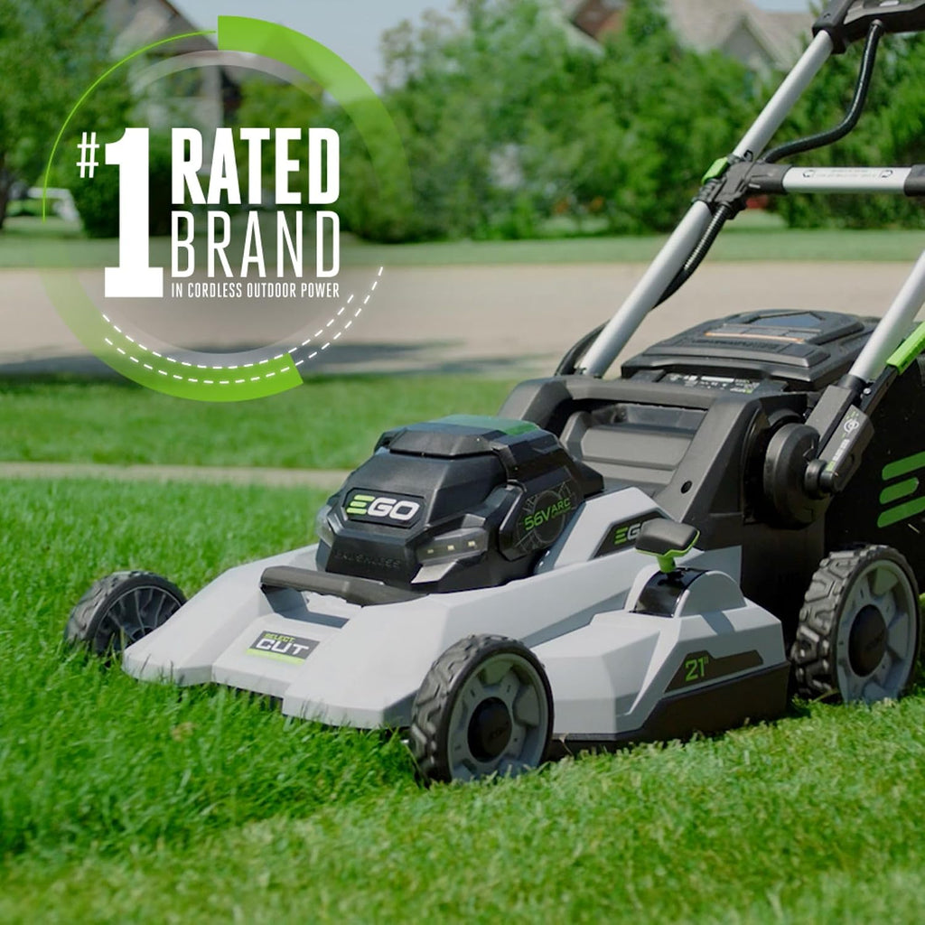 EGO Power+ Electric Lawn Mower, Cordless Push with Select Cut, Includes 56V 7.5Ah Battery and Rapid Charger - LM2135
