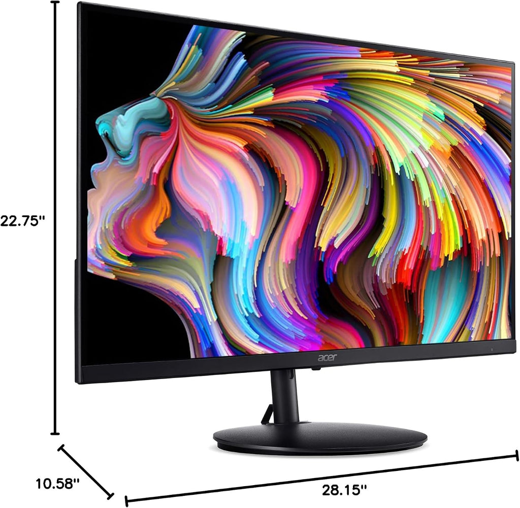 acer SH322QK bmiphux 31.5' UHD 3840 x 2160 Professional Monitor | Adaptive-Sync (FreeSync Compatible) | HDR 10 | ZeroFrame| Height Adjustable Stand with Tilt (USB Type-C, Display Port 1.2 & HDMI 2.0)