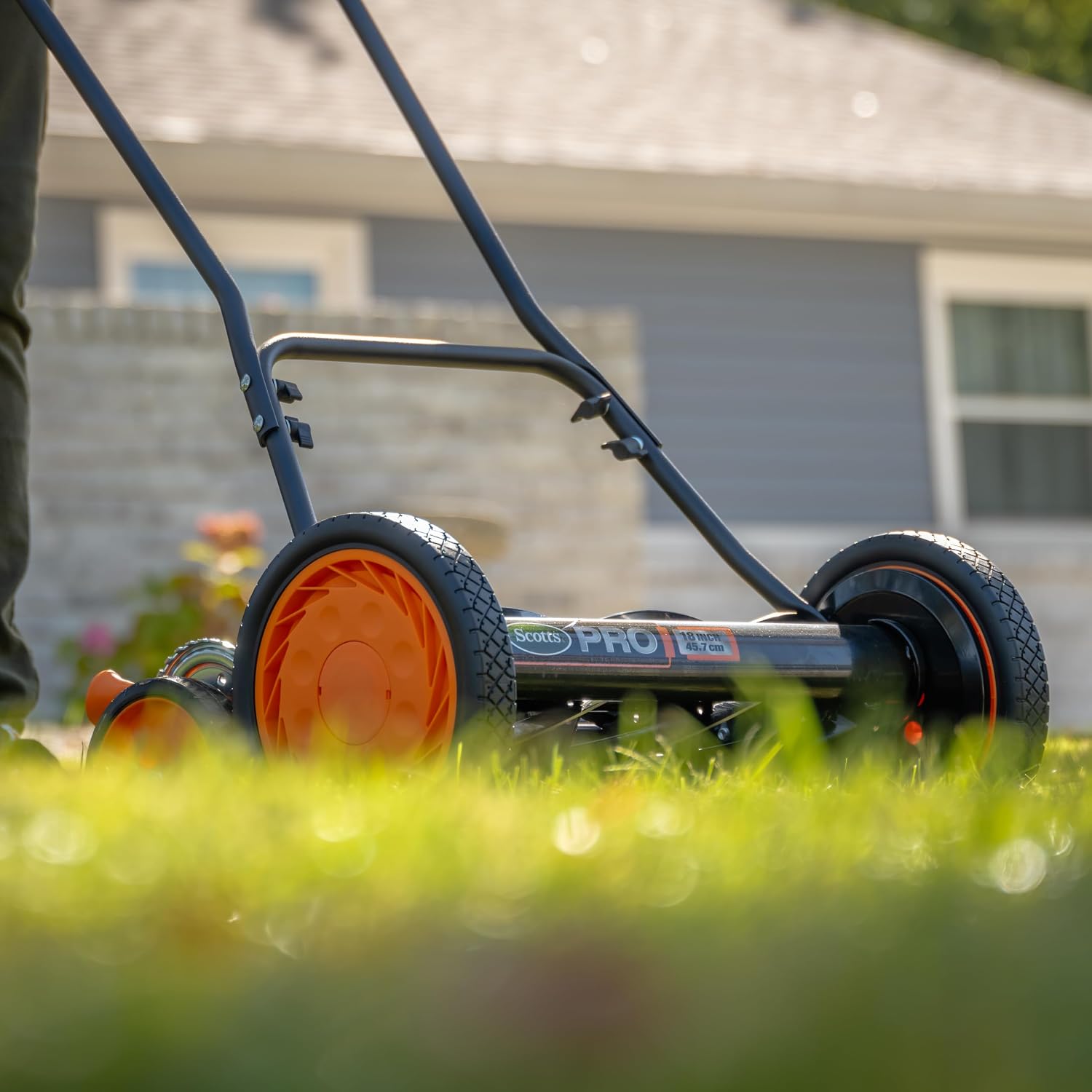 Scotts Outdoor Power Tools 716-18S 18-Inch 7-Blade Push Manual Reel Lawn Mower, Green