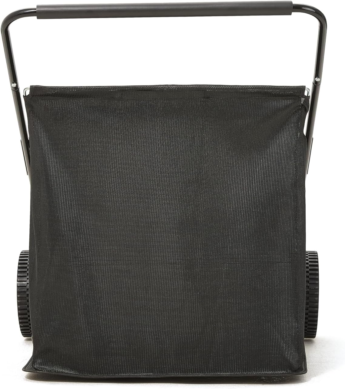 Dapper Supply 26-Inch Push Lawn Sweeper, Grass, Lawn and Leaf Cleanup Collector with Large 7 cu. ft. Hopper Bag, and Dual Spinning Brushes, Grey