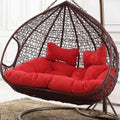 Double Swing Chair Cushion for Hammock Chair - Thick, Washable Hanging Egg Seat Cushion for Two Persons, Perfect for Garden