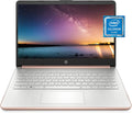 HP 14-dq0030nr 14 Laptop, Intel Celeron N4020, 4 GB RAM, 64 GB Storage, 14-inch Micro-edge HD Display, Windows 11 Home, Thin & Portable, 4K Graphics, One Year of Microsoft 365 (2021, Pale Rose Gold)
