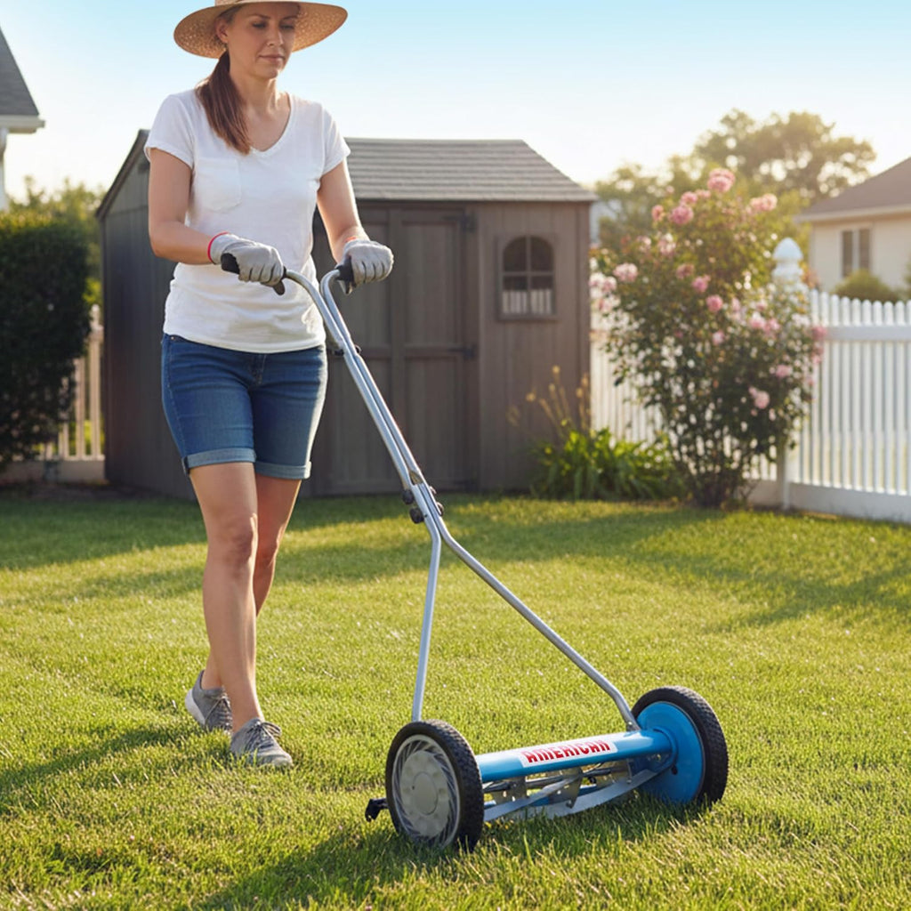 American Lawn Mower Company 2415-16 16-Inch 5-Blade Reel Push Lawn Mower