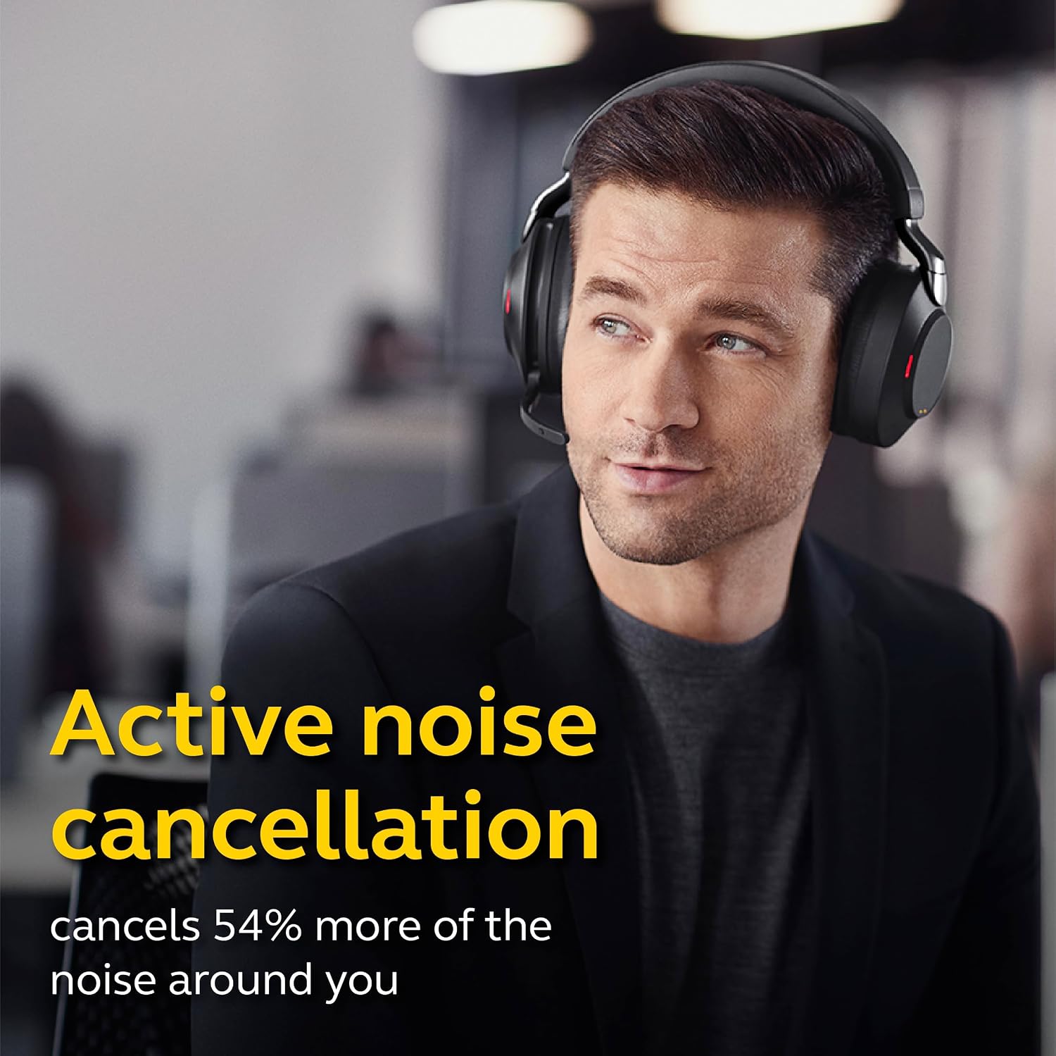 Jabra Evolve2 85 - USB-A MS Teams Stereo - Black Wireless Headset/Music Headphones Black