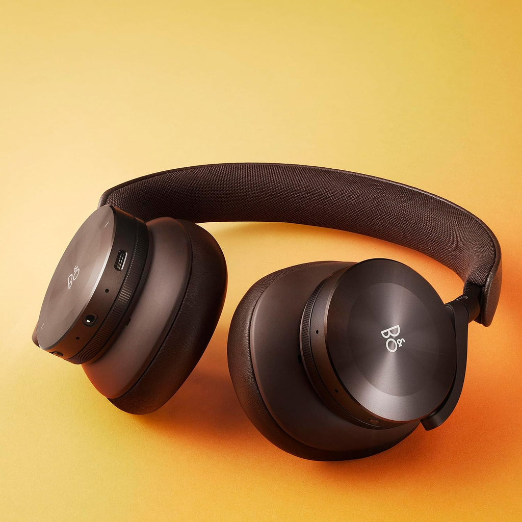 Bang & Olufsen Beoplay H95 Premium Comfortable Wireless Active Noise Cancelling (ANC) Over-Ear Headphones with 38 Hours Battery Life and Protective Carrying Case, Chestnut