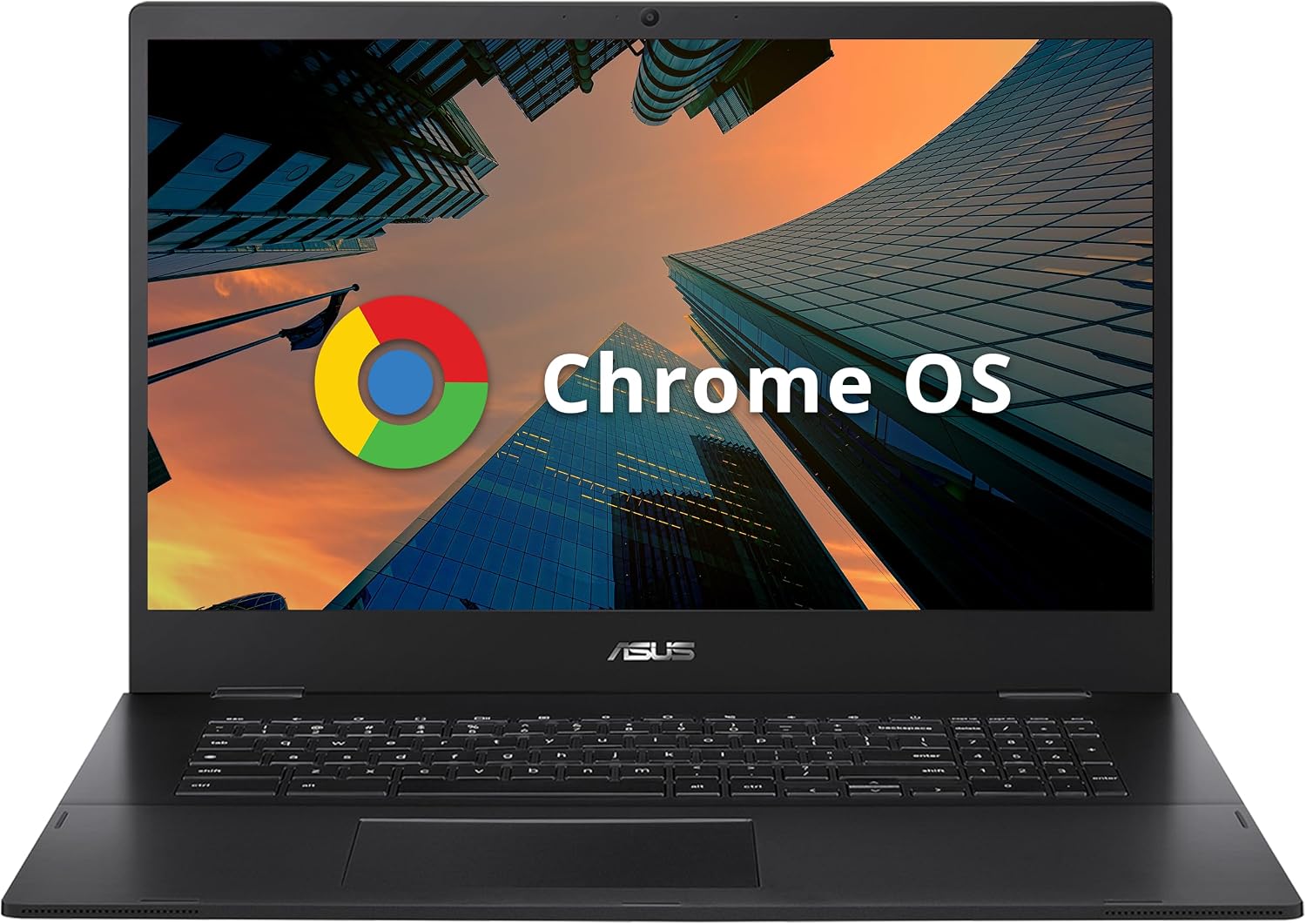 ASUS Chromebook CX1700 17.3' FHD Laptop, Intel Celeron N4500 Processor, 4GB RAM, 128GB eMMC, Intel UHD Graphics, 720P Webcam, Wi-Fi 6, Bluetooth, Chrome OS, Gray (Renewed)