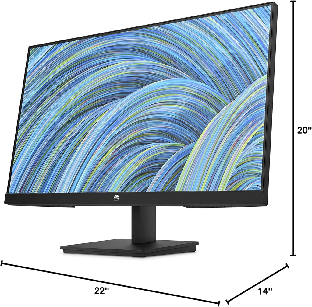 HP V24v G5, 23.8-inch, Full HD (1920 x 1080) FHD Monitor, AMD FreeSync (V24v G5, Black)