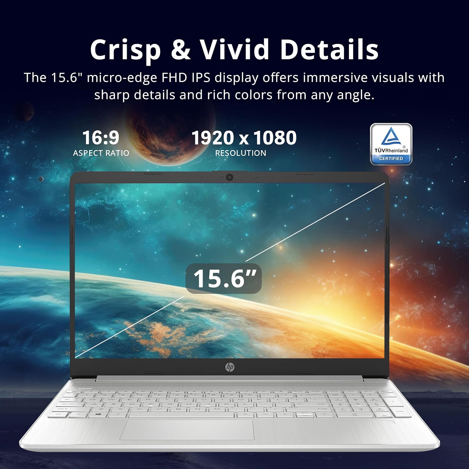 HP 15.6' FHD Touchscreen Business Laptop, Intel i7-1255U, 16GB RAM, 512GB PCIe SSD, Intel Iris Xe Graphics, Num Pad, Webcam, Windows 11 Pro, Natural Silver, 32GB Hotface USB Card