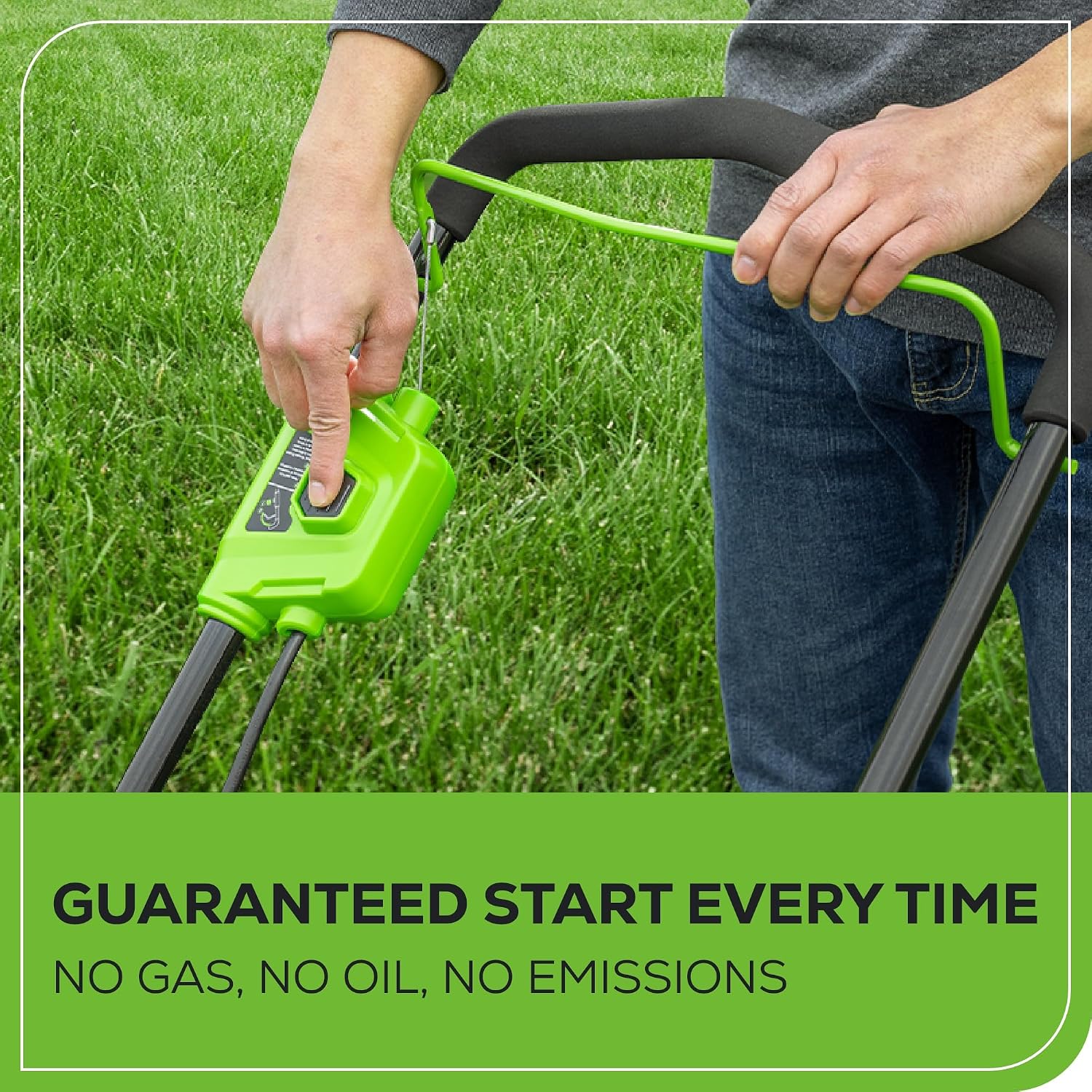Greenworks 40V 16' Brushless Cordless (Push) Lawn Mower + Blower (350 CFM), 4.0Ah Battery and Charger Included (75+ Compatible Tools)