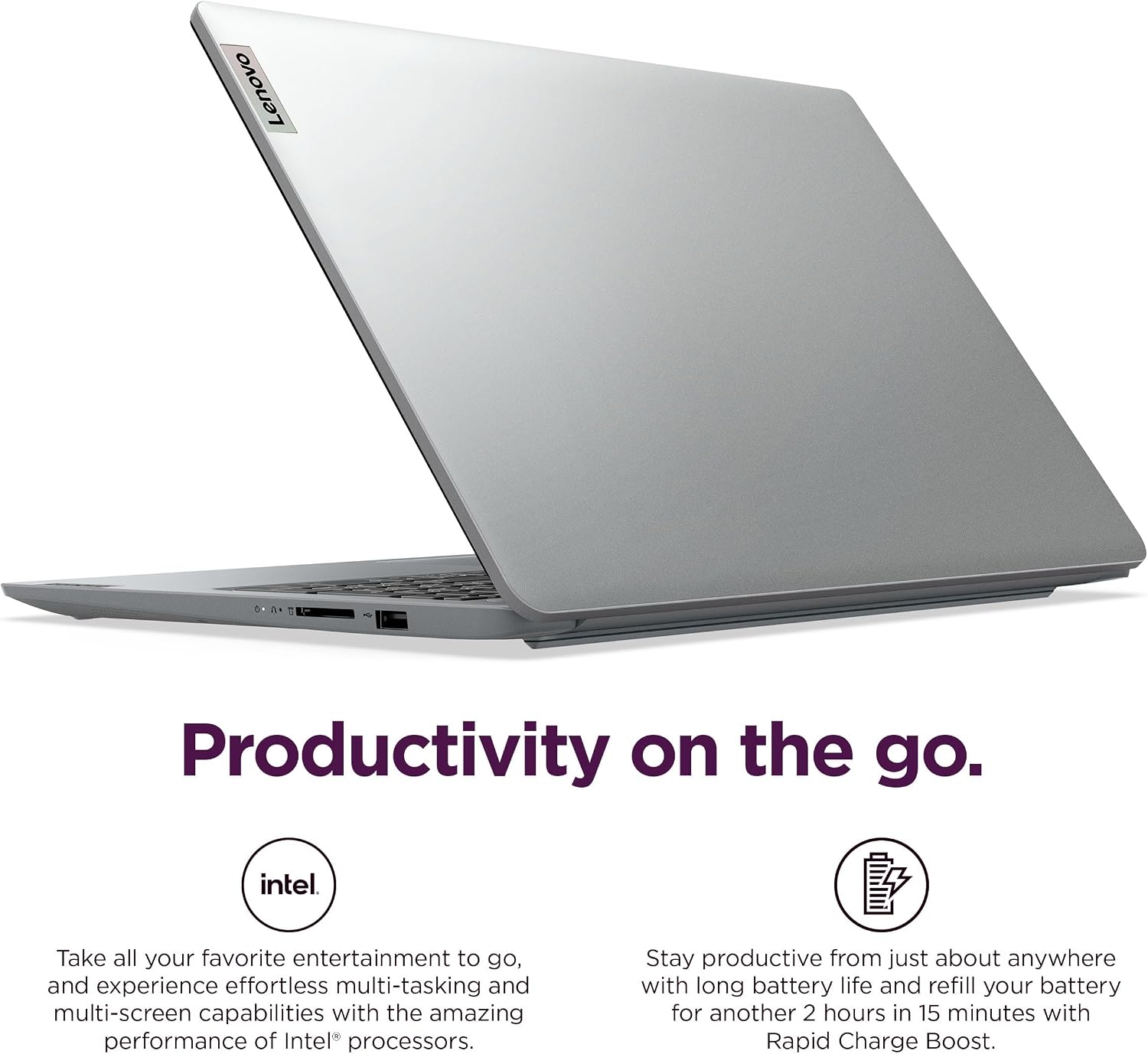 Lenovo IdeaPad 1i 15.6' HD Laptop (12GB RAM, 512GB SSD + 128GB eMMC, 1-Year Microsoft Office 365, Intel Celeron N4500) for Student, Home, Business, Numeric Keypad, IST Hub, Wi-Fi 6, Win 11 Home in S