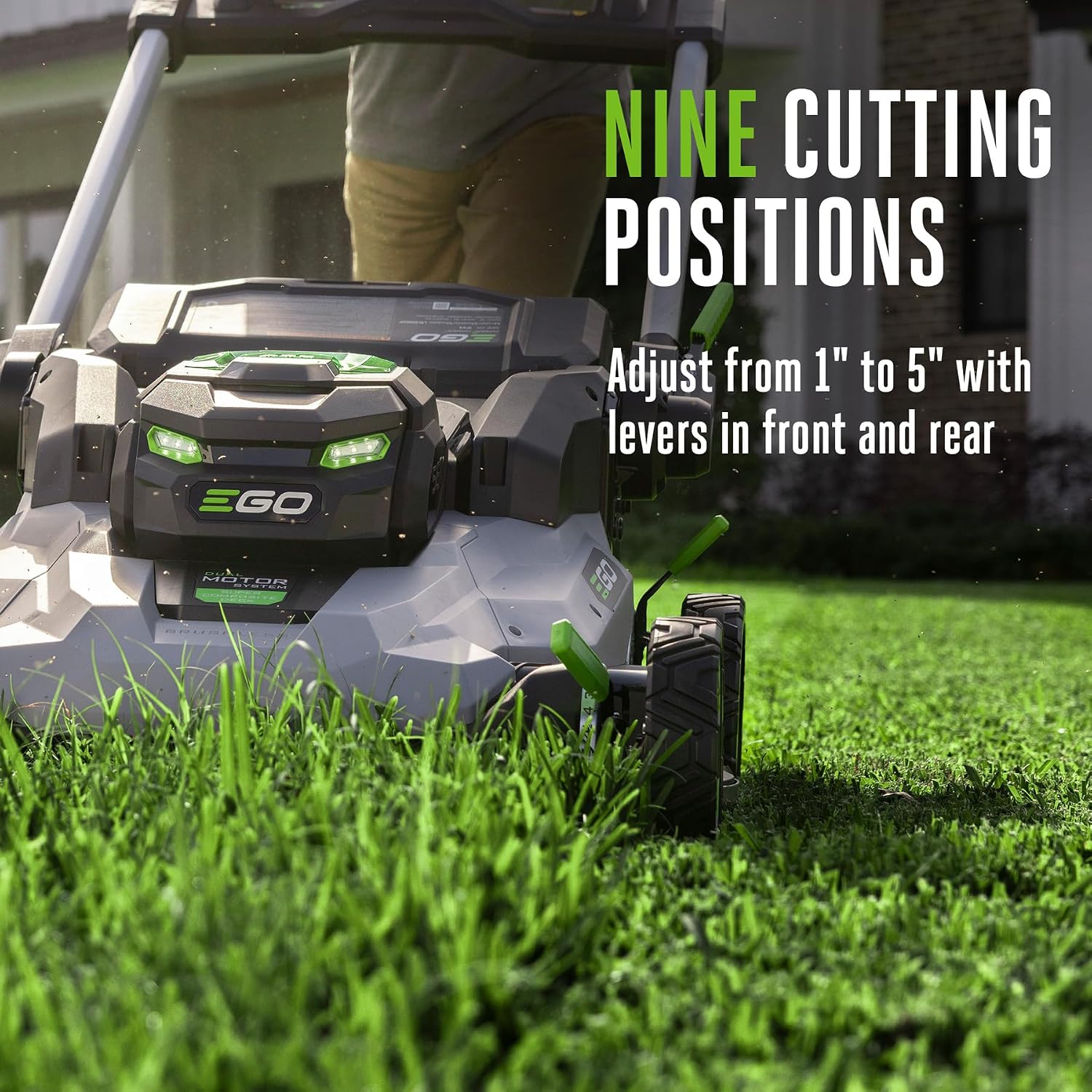 EGO POWER+ Electric Lawn Mower, Self-Propelled Cordless with 30' Super Composite Deck, Includes (2) 56V 6.0Ah Batteries and Dual Port Charger - LM3004SP-2