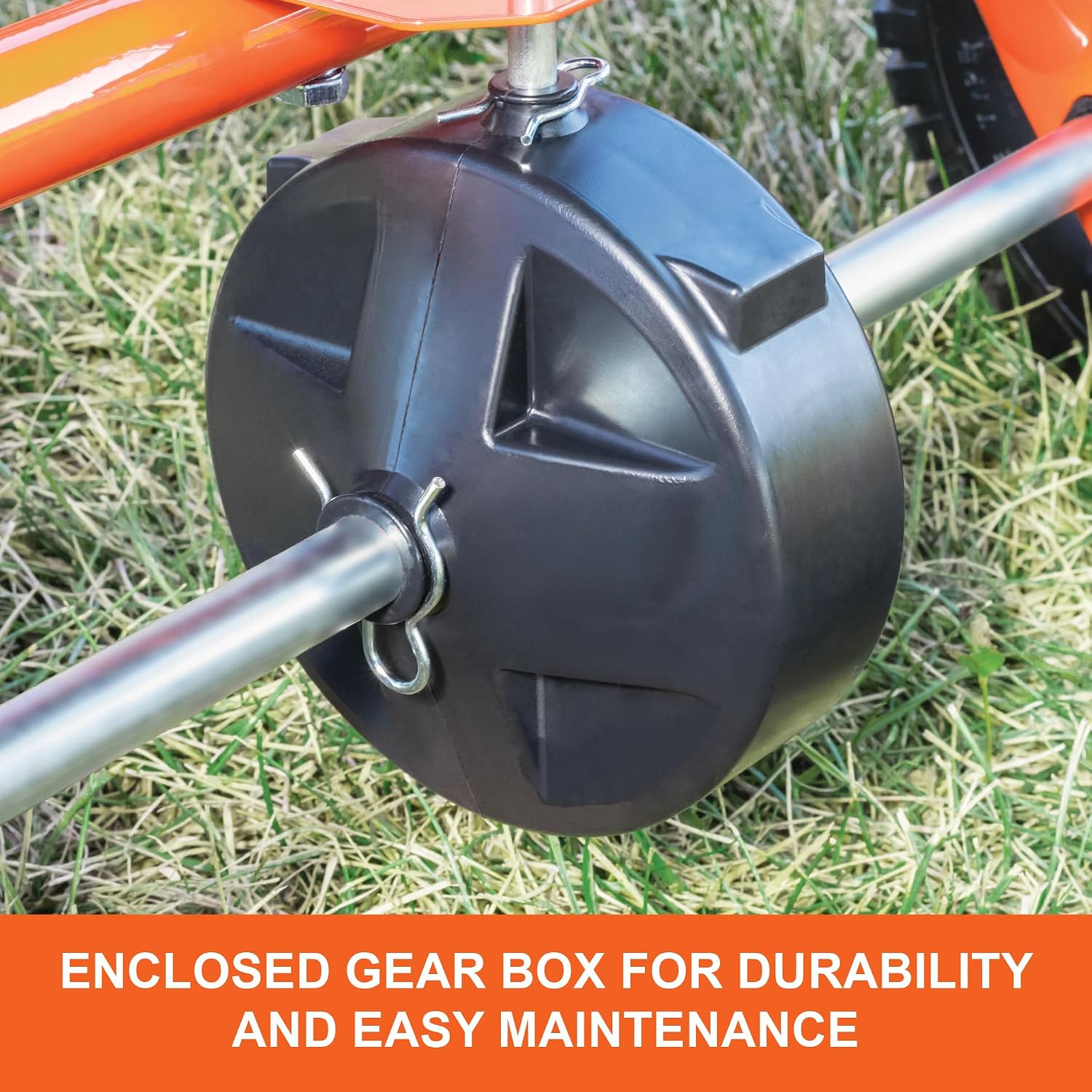 Agri-Fab 45-0329 185 lb. Tow-Behind ATV/UTV Broadcast Lawn Spreader for Seed,Fertilizer,Salt,Ice Melt; Easy to use Flow Control