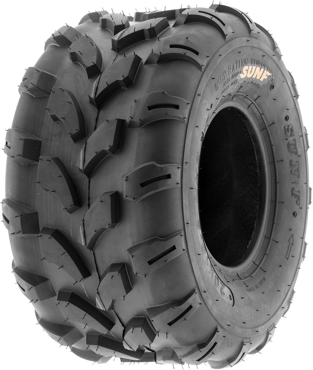 SunF Set of 2 ATV Tires 19x9.5-8 Lawn Mower Off-Road Tires 6 ply-A003