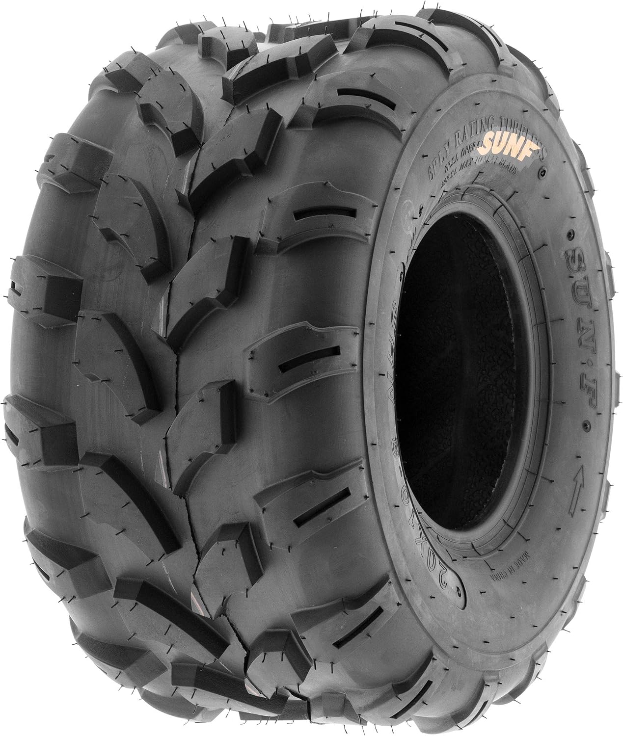 SunF Set of 2 ATV Tires 19x9.5-8 Lawn Mower Off-Road Tires 6 ply-A003