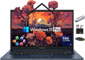 ASUS Vivobook Laptop 2025 Ultra Portable Business Computer, 14' FHD Display, 16GB RAM, 1TB Storage (512GB SSD + 500GB Ext), 6-Core Intel i3-1315U, MarxsolAccessory, Win 11 Pro, Lifetime Office 2024