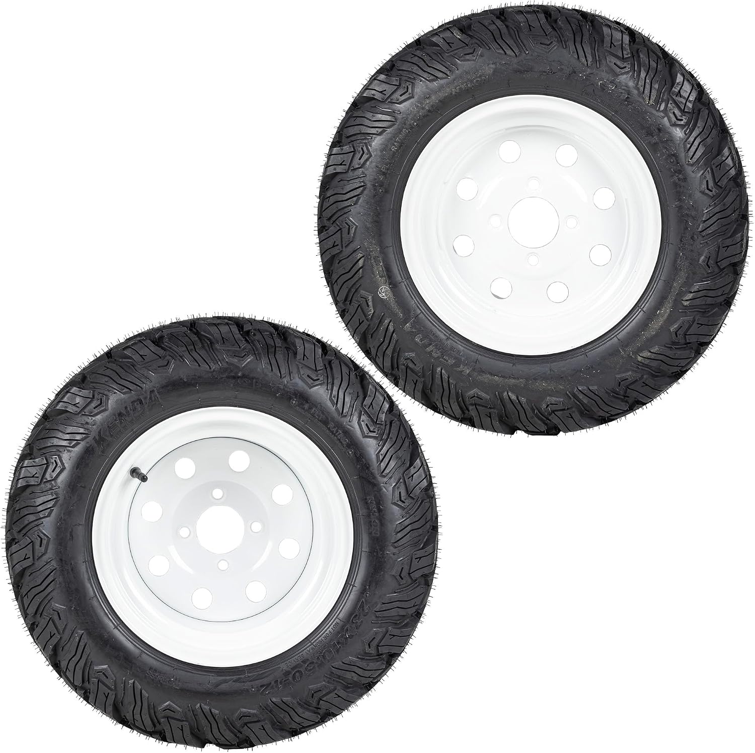 8TEN Wheel and Tire 23x10.5-12 for Lawn Mower Garden Tractor Golf Cart Turf Equipment 2 Pack