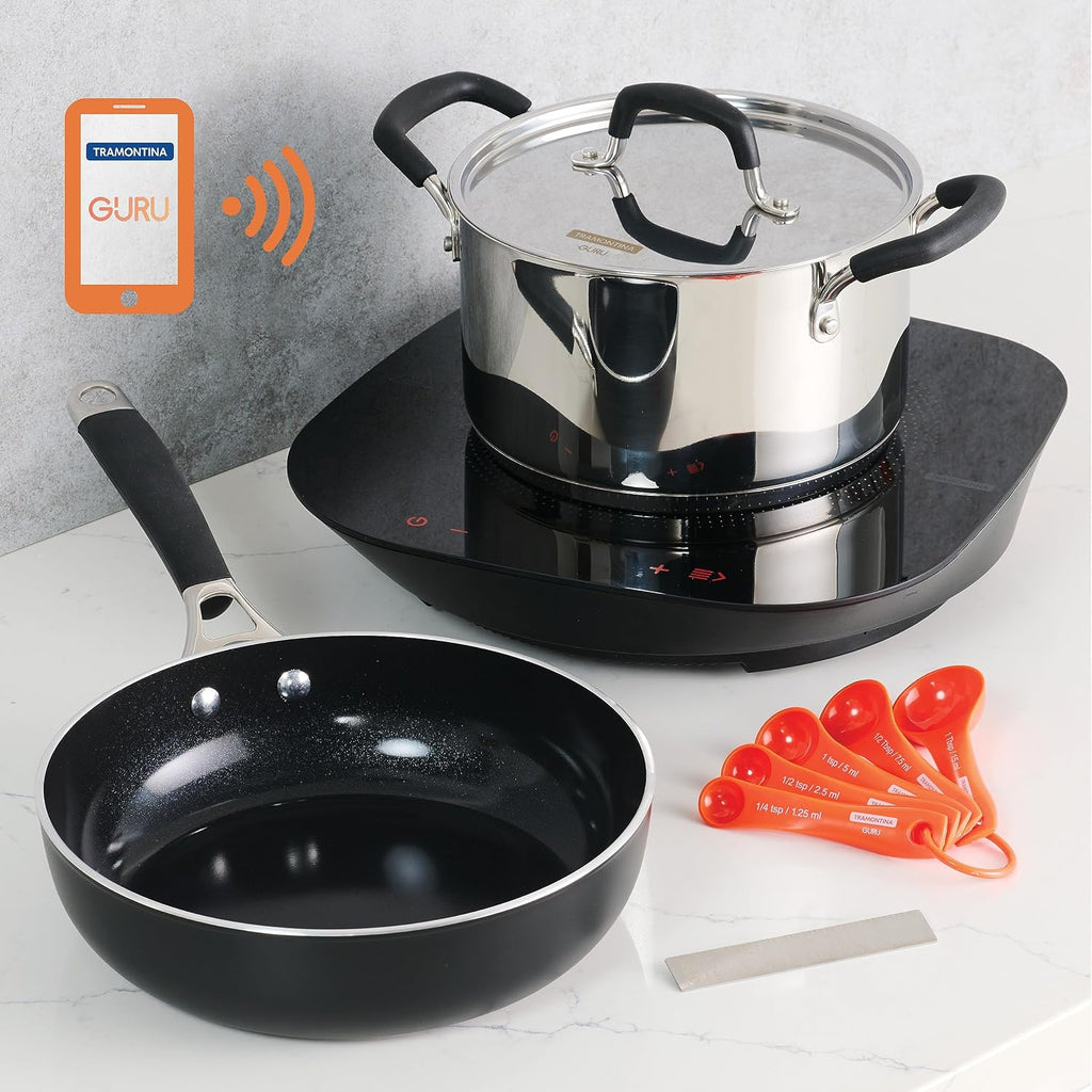 Tramontina Guru Smart Induction Cooktop Starter Set, 81502/000DS