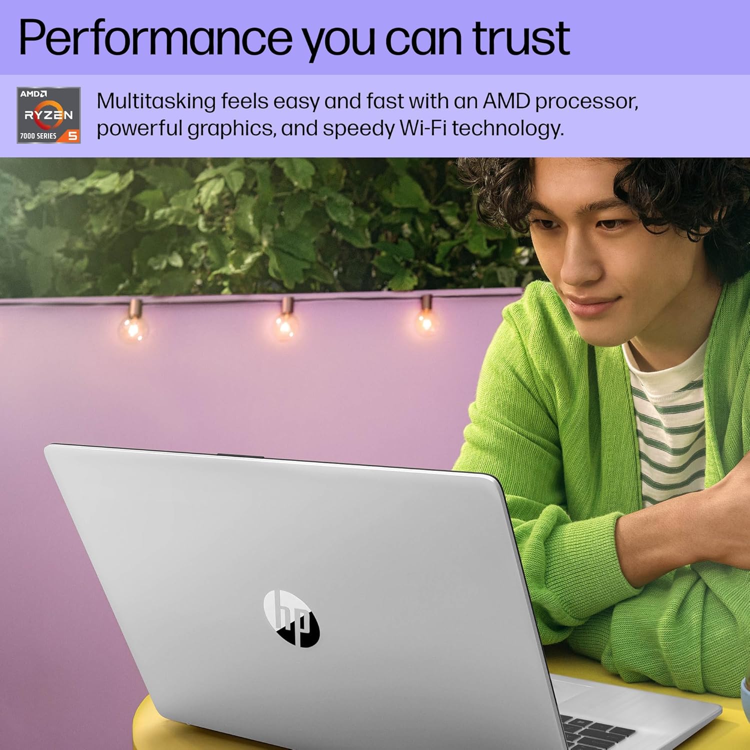 HP 17.3' Touch | Touchscreen Laptop with Office 365 for The Web, AMD Ryzen 5 7430U (6 Cores, 12 Threads, Upto 4.3GHz, Beats Core i7-1355U), 16GB RAM, 512GB SSD Storage, 10 Key Number Pad, No Mouse