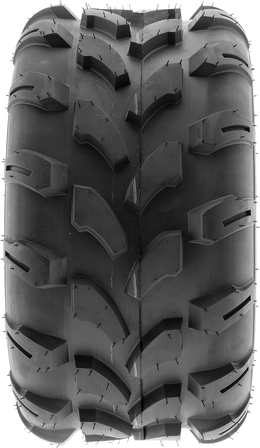 SunF Set of 2 ATV Tires 20x10.00-8, 20x10x8 Lawn Mower Off-Road Tires 6 Ply Directional Knobby Tread-A003