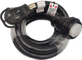Parkworld RV 50A Shore Power Extension Cord Adapter, 50amp Camper Plug 14-50P to SS2-50R Marine Twist Lock Receptacle (15FT)