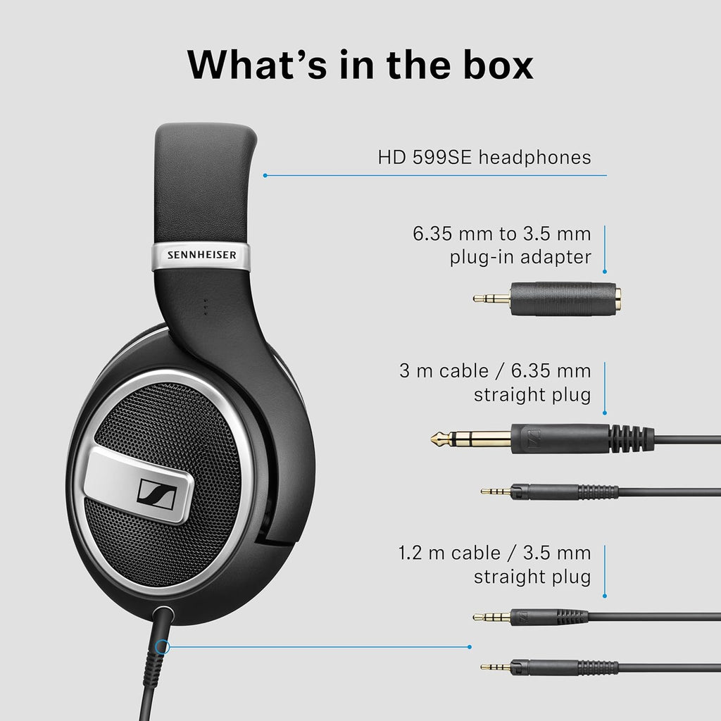 Sennheiser HD 599 - Open Headphones, Special Edition, Black, Wired