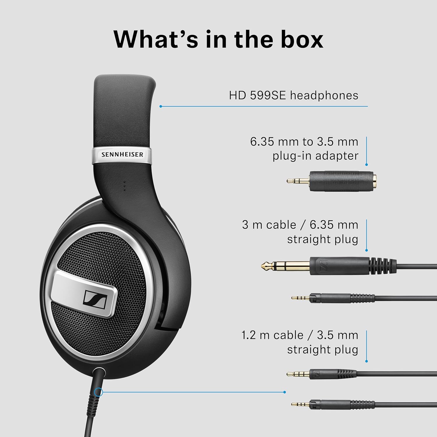 Sennheiser HD 599 - Open Headphones, Special Edition, Black, Wired