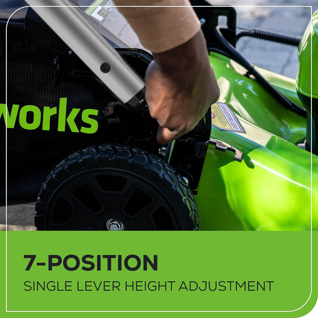 Greenworks 80V 21' (Push) Lawn Mower (Gen 2), 5.0Ah Battery