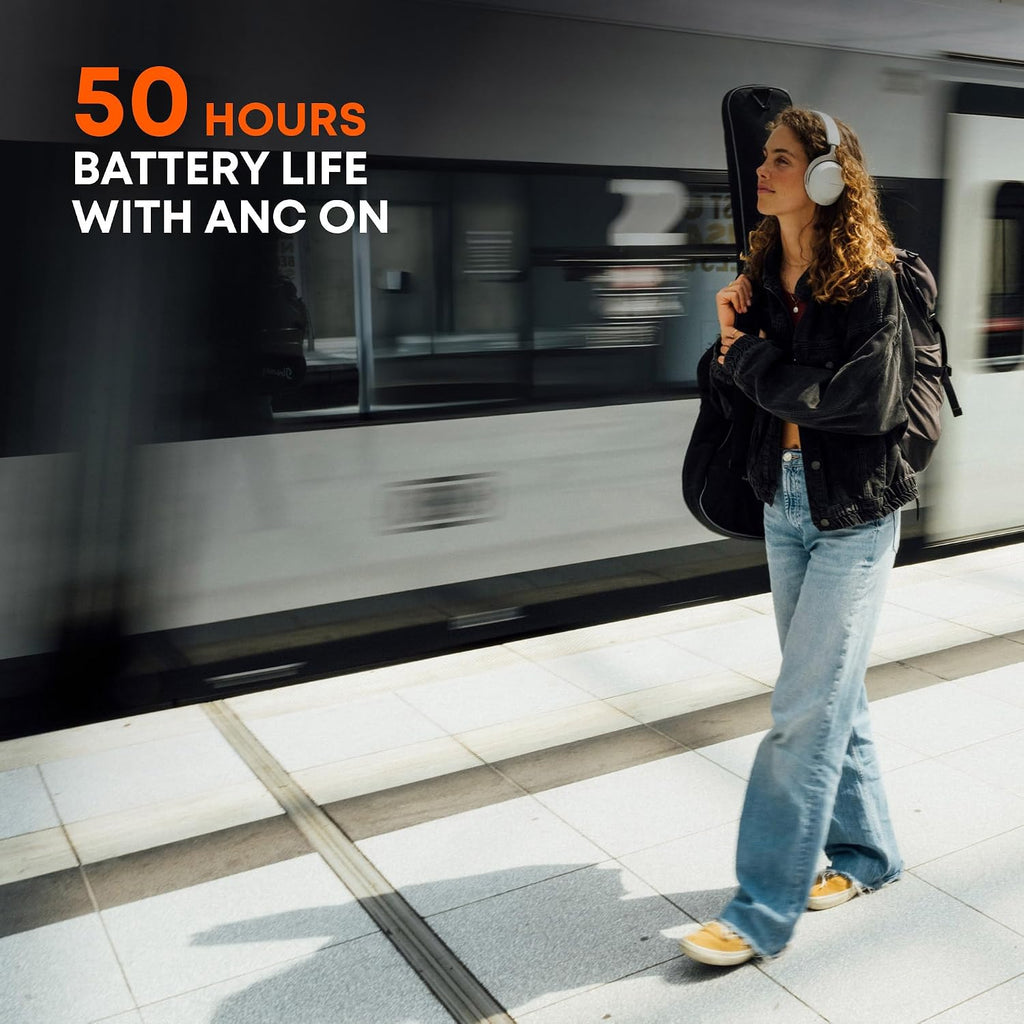 beyerdynamic AVENTHO 300 Wireless Bluetooth Headphones, Over Ear, Active Noise Cancelling, USB-C Charging, 50 Hours Playtime, Ultra Comfortable, Dolby Atmos and Head Tracking, Black