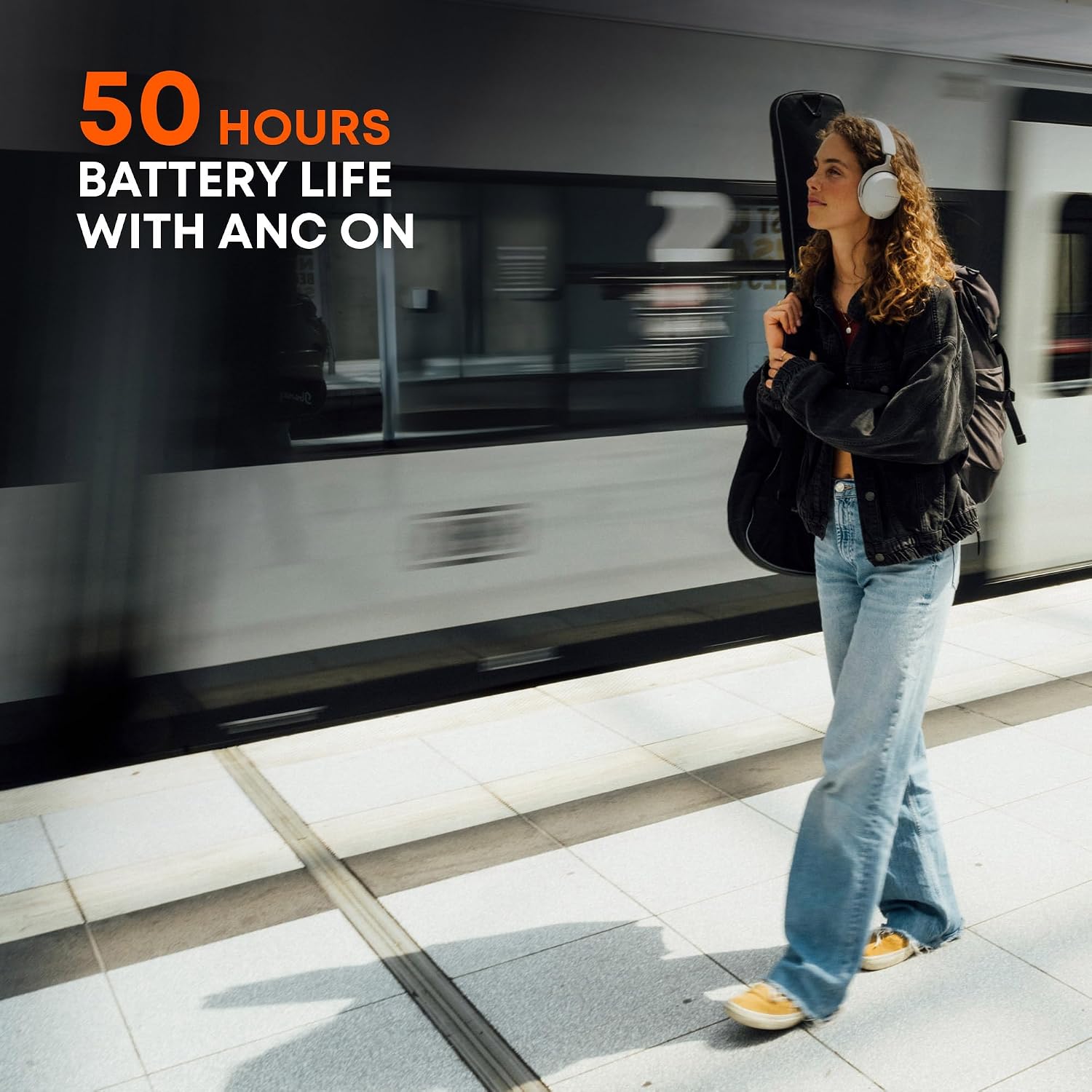 beyerdynamic AVENTHO 300 Wireless Bluetooth Headphones, Over Ear, Active Noise Cancelling, USB-C Charging, 50 Hours Playtime, Ultra Comfortable, Dolby Atmos and Head Tracking, Black