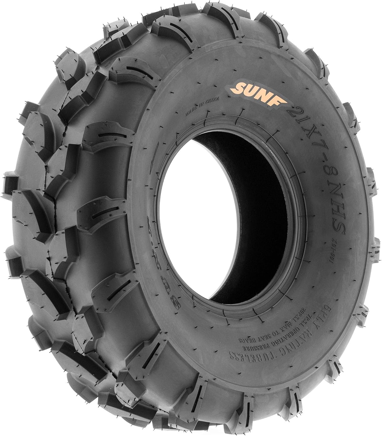 SunF Set of 2 ATV Tires 21x7-8 Lawn Mower Off-Road Tires 6 ply-A003