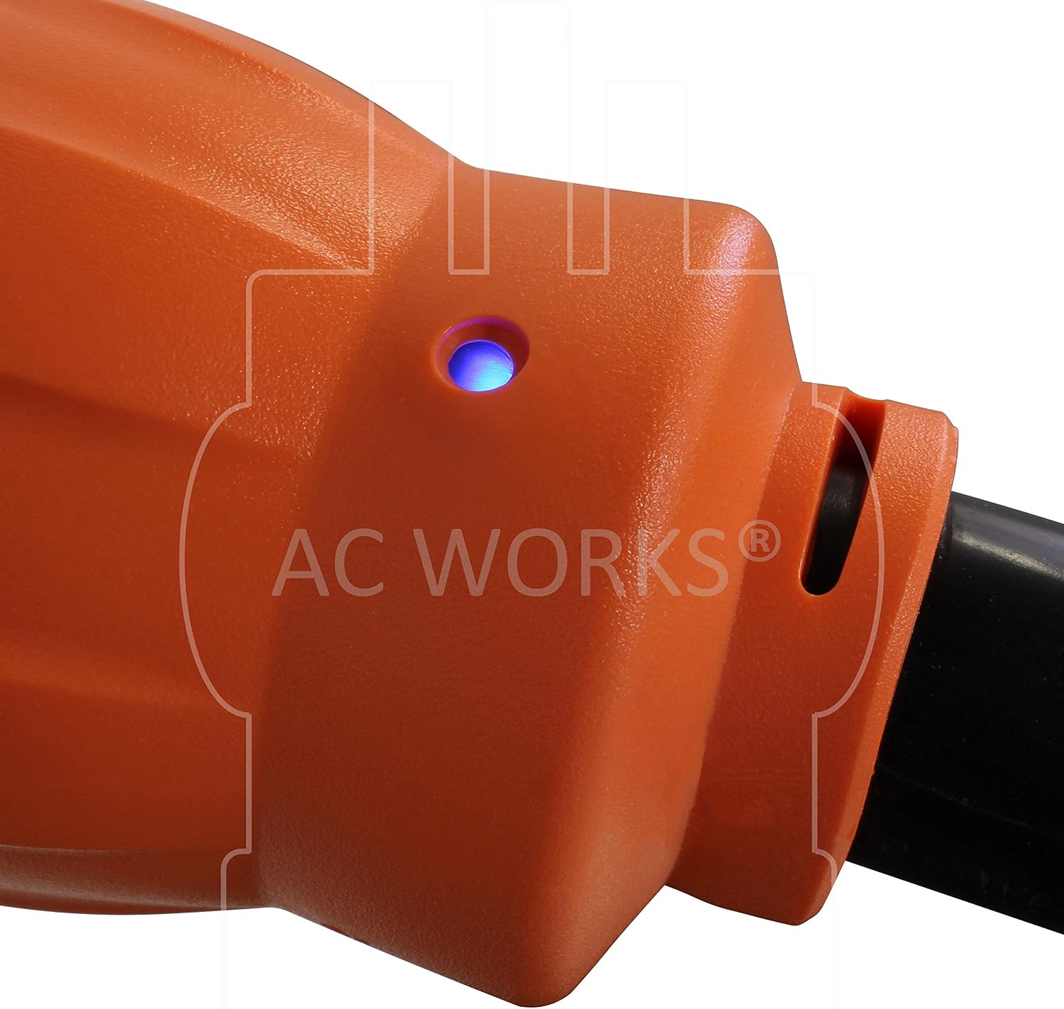 AC WORKS [TE1450] 50A Generator Transfer Switch Power Cord with Power Indicator (Length in 20FT)