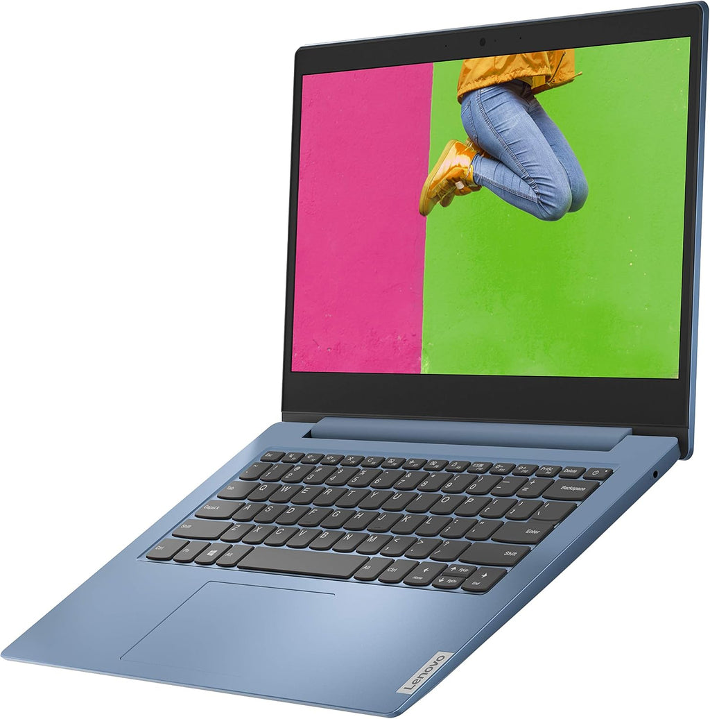 Lenovo IdeaPad 1 14 Laptop, 14.0' HD Display, Intel Celeron N4020, 4GB RAM, 64GB Storage, Intel UHD Graphics 600, Win 10 in S Mode, Ice Blue