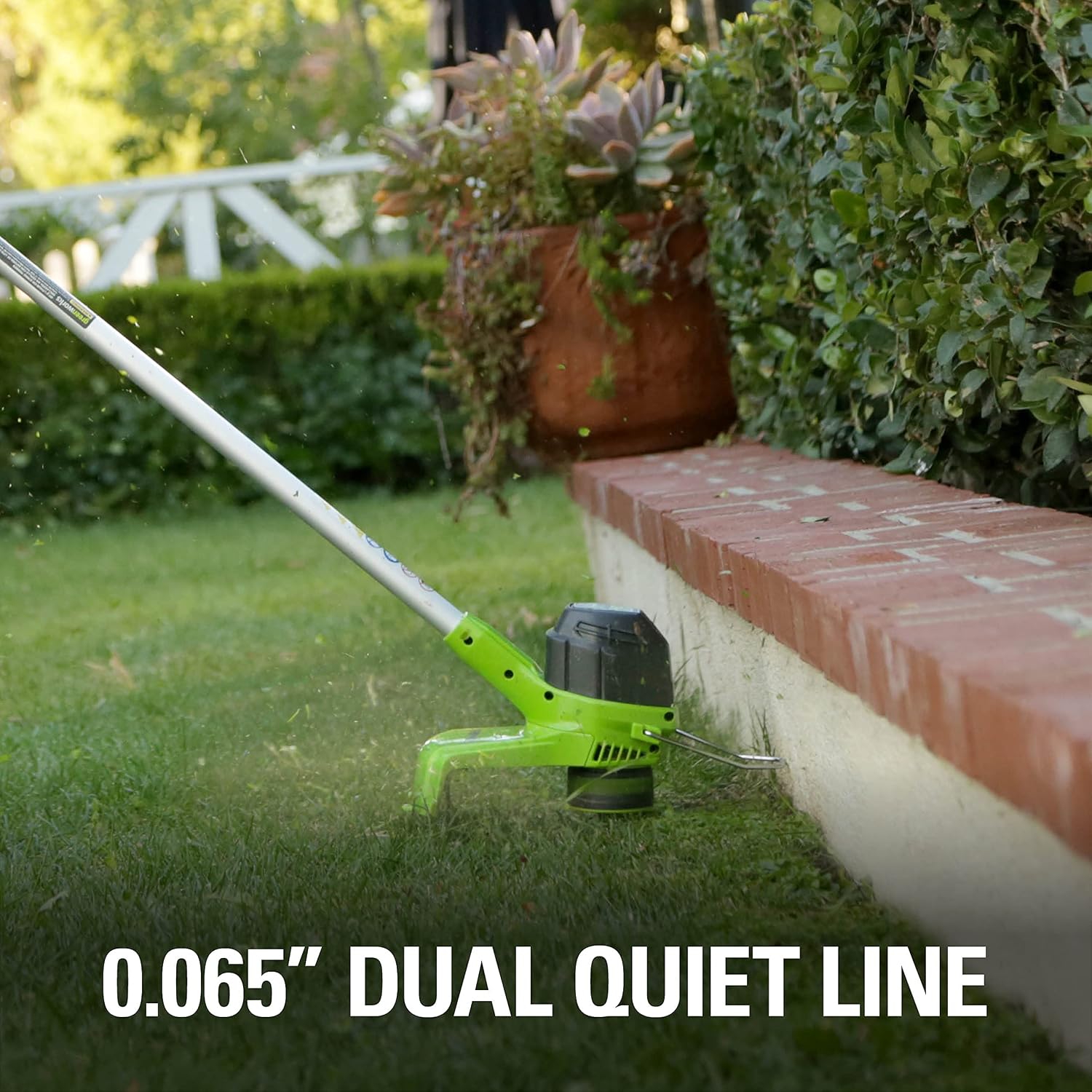 Greenworks 40V 12' Cordless String Trimmer, 0.065' Dual Line with Auto Feed, Variable Speed, Lightweight Weed Eater, 3-Year Warranty