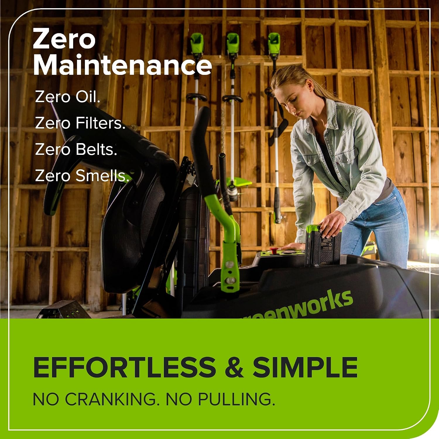 Greenworks 60V 42' Electric CrossoverZ Zero Turn Lawn Mower, (4) 8.0Ah Batteries and 600W Charger