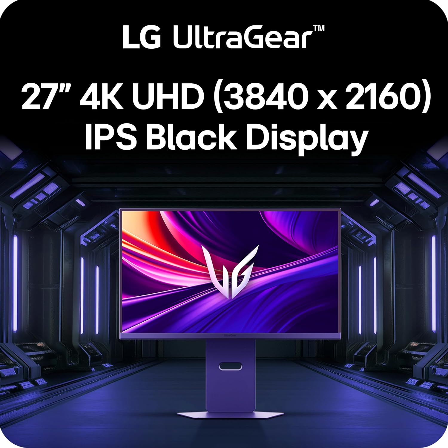 LG 27G850A-B 27-inch Ultragear 4K UHD (3840 x 2160) IPS Gaming Monitor, Dual-Mode 240Hz, 1ms, NVIDIA G-Sync Compatible, AMD FreeSync Premium Pro, VESA DisplayHDR 600, HDMI, DisplayPort 2.1, Black
