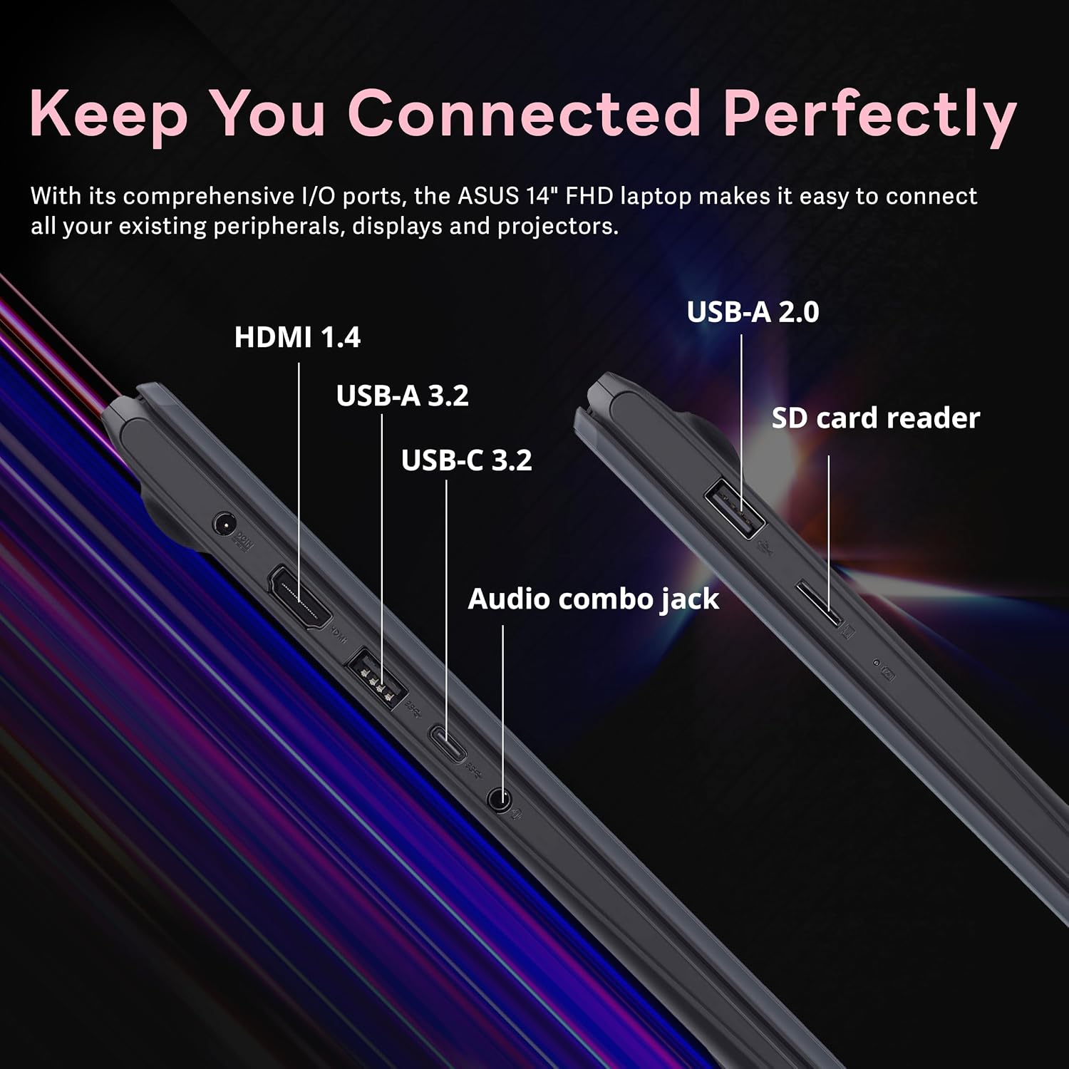 ASUS Laptop, 14-inch FHD Display, Intel Pentium Silver N6000, 4GB RAM, 64GB eMMC Storage, Windows 11 Home in S Mode, Intel UHD Graphics, Star Black, E410KA-PM464 (Renewed)