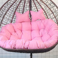 2 Seater Egg Chair Swing Cushion Outdoor,Double Egg Chair Cushion Replacement,Waterproof Detachable Hanging Basket Chair Cushions,for Garden Balcony(L)