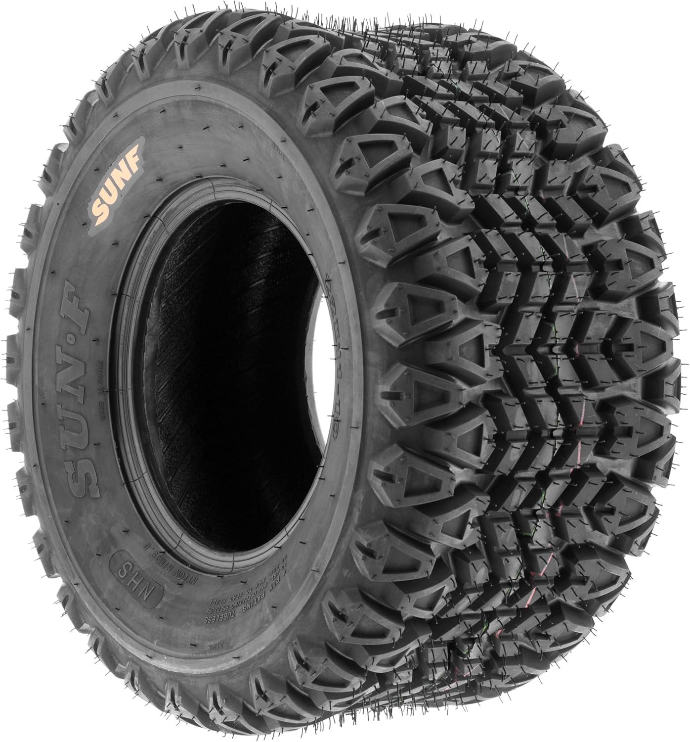 [Set of 2] SunF 23x11-10 23x11x10 ATV UTV Tires 4 Ply Golf Cart Lawn Mower Quad G003 [ Rim(s) NOT included ]