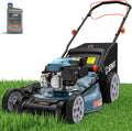 SENIX 22' Self-Propelled Gas Lawn Mower, Gas Powered Lawn Mower,170cc 4-Cycle Engine, Easy Start, 3-in-1 Mulching Bagging Side Discharge, 6 Cutting Height(1.25' - 4'), Durable Steel Deck,Foldable